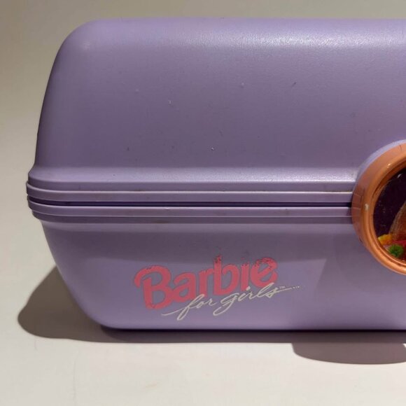 1990s Barbie Lilac Caboodle Cosmetic Carrying Case - Picture 5 of 9